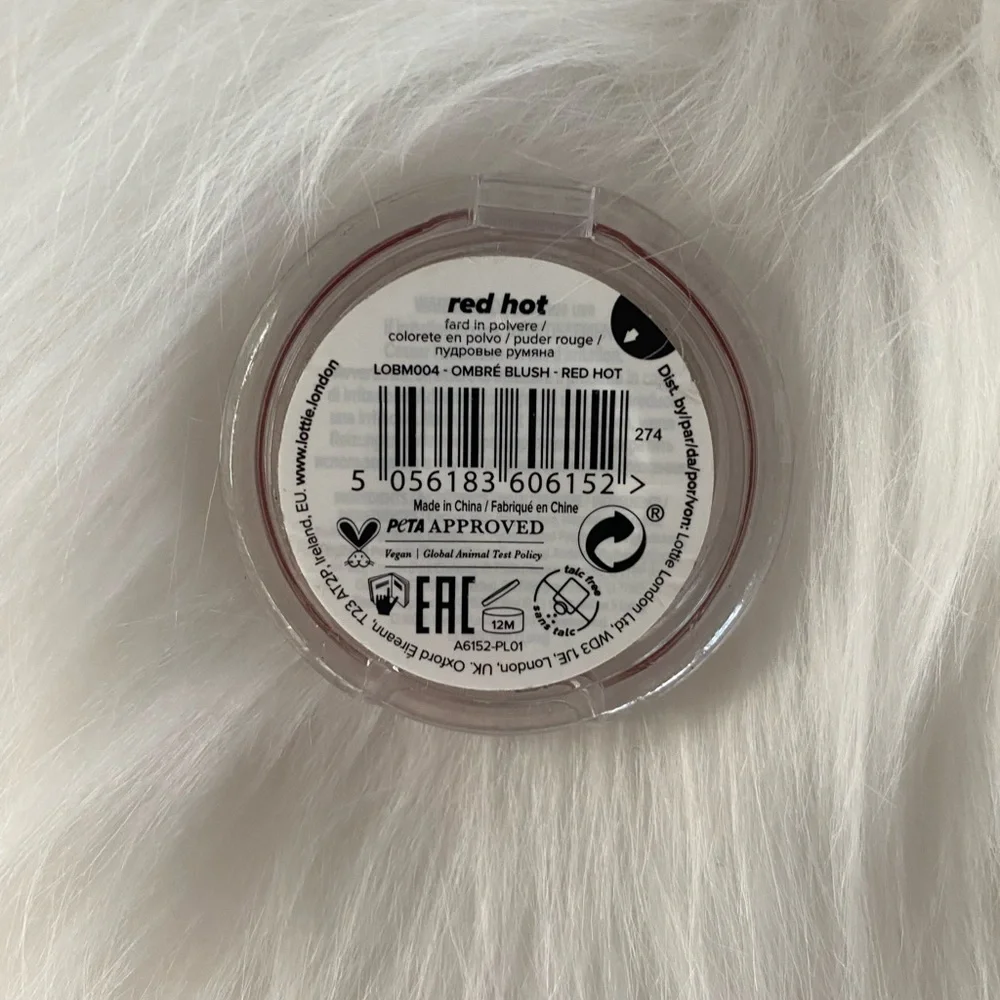 Lottie London ombré blush In red hot